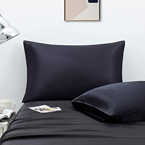 Ersmak Satin Pillowcase Standard Set of 2, Ultra Soft & Silky Satin Pillow Cases by Ersmak