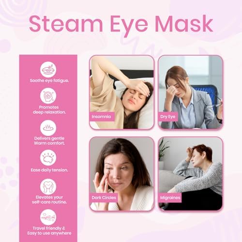 LANNA Heated Steam Eye Mask, Disposable 120 Minutes - Image 5