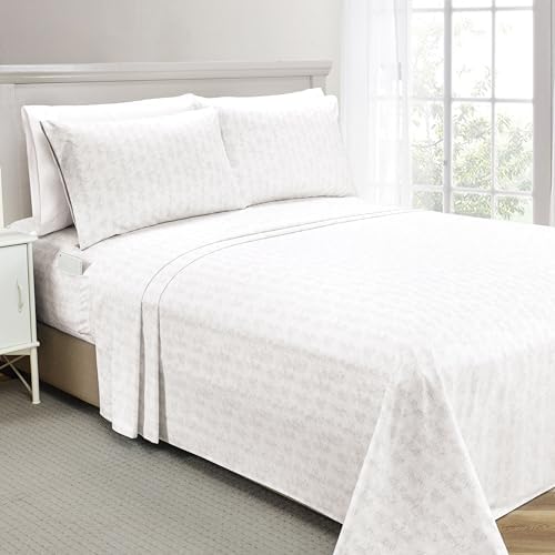 Elegant Comfort 6-Piece Sheet Set Deep Pocket, Wave Beige by ELEGANTCOMFORT