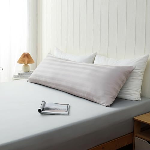 100% Cotton Zippered Body Pillow Protectors 1 Pack by ShunjieHome