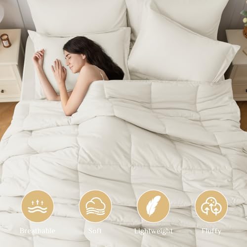 JOLLYVOGUE King Comforter Set, Ultra-Soft Bed in a Bag King Size 7 Pieces - Image 2
