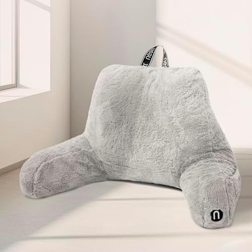 Nestl Fur Reading Pillow, Stylish Back Pillow by Nestl