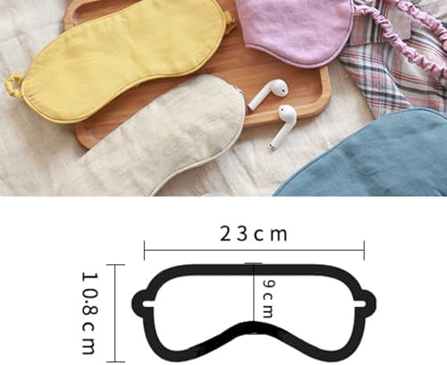 100% Pure Linen Sleep Mask Blackout Eye Mask - Image 7