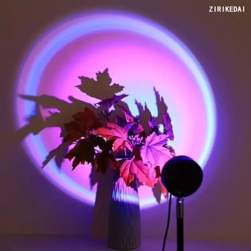 Sunset Lamp Projector, Romantic Gift for Her, RGB Bedroom Light - Image 4