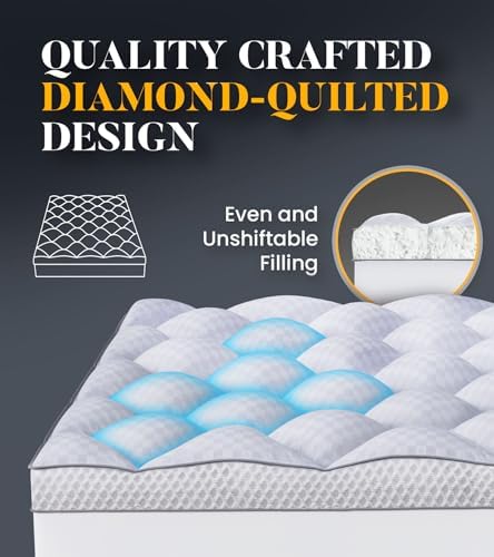 3 Inch Ultra-Fluffy Memory Foam Mattress Topper Queen - Image 6