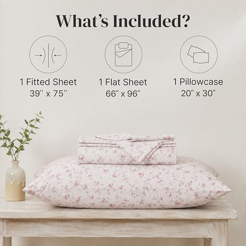 Modern Threads Printed 3-Piece Extra Soft Bedding Sheets & Pillowcase Set - Image 3