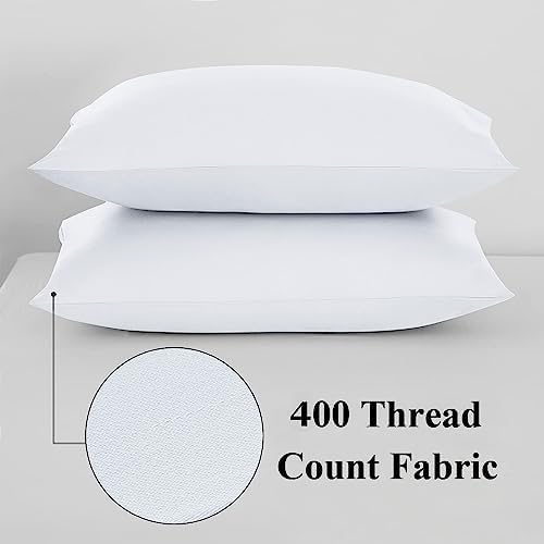100% Egyptian Cotton Queen Size Pillow Protectors - Image 5