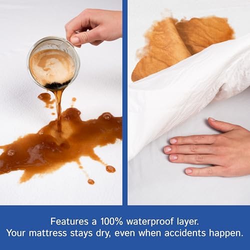 Twin Size Zippered Bed Bug Mattress Protector Waterproof Encasement - Image 3