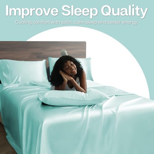 MR&HM Satin Pillowcase 2 Pack, King Size 20"x36" - Image 4