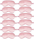 12PACK Silky Sleep Masks Satin Eye Mask Silk Eyes Cover by WJingYiJia