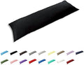 TAOSON 100% Cotton 300 Thread Count Envelope Style Body Pillow Cover Pillowcase by TAOSON
