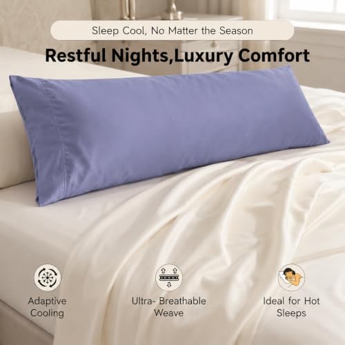 Cotton Metrics Body Pillowcase 20x48 – 100% Tencel Lyocell Eucalyptus Cooling - Image 3