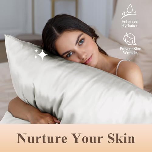 Silk Like Satin Pillowcase Queen Size, 2 Pack, 20x30 Inches - Image 4