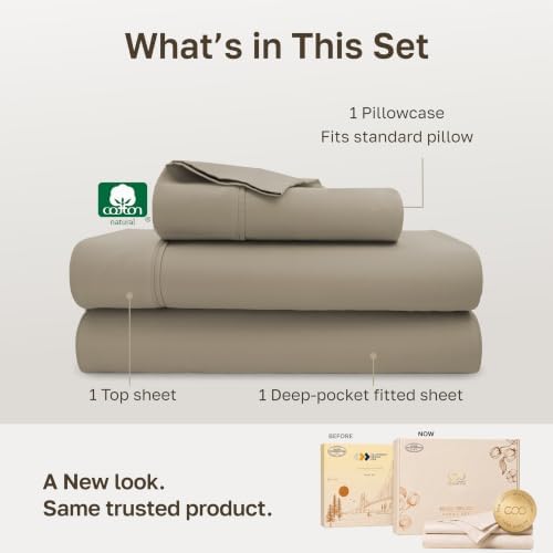 California Design Den Soft 100% Cotton Twin XL Size Bedsheets Set - Image 3