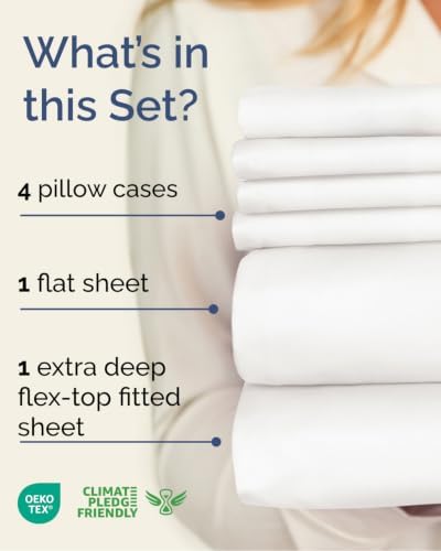 Extra Deep Flex Top Split Head King Sheet Set - Image 2