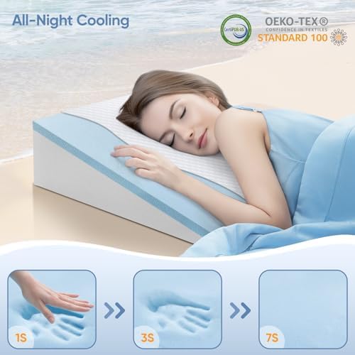 Welzona Wedge Pillow for Sleep Apnea, 7.5inch Bed Wedge - Image 3