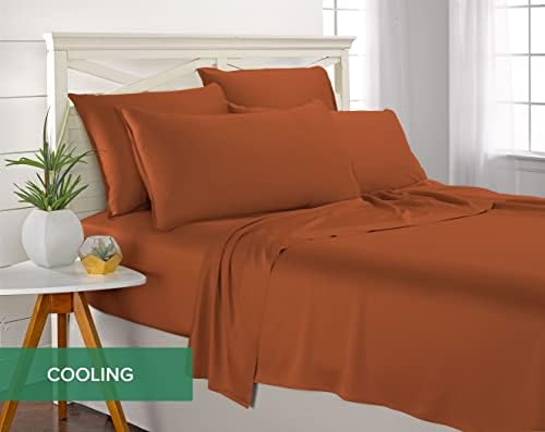 Pure Bamboo Full Sheets, Genuine 100% Organic Viscose Derived from Bamboo Bed - Image 5