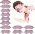 12PACK Silky Sleep Masks Satin Eye Mask Silk Eyes Cover by WJingYiJia