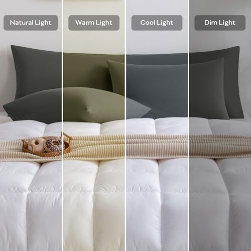 JELLYMONI 100% Washed Cotton Pillowcases, Envelope Closure 2-Pack - Image 6