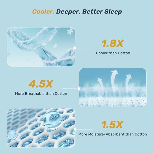 Unikome Ultra Soft Cooling and Waterproof King Mattress Pad - Image 5