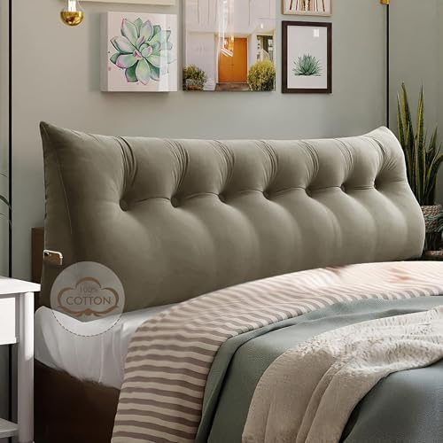 WOWMAX Headboard Pillow King Wedge Pillow Headboard by WOWMAX