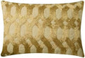 The HomeCentric Decorative Beige & Gold Pack of 2, Linen Lattice, Trellis & by TheHomeCentric