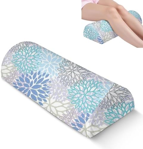 Knee Pillow for Back Sleeping – Half Moon Bolster Pillow for Legs, Under Knee by Unknown