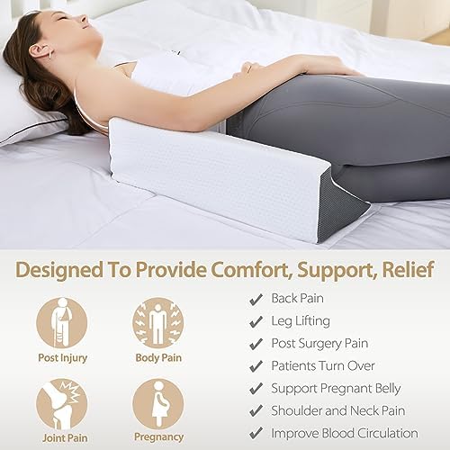 Wedge Pillow for Side Sleepers, Body Positioning Support - Image 2