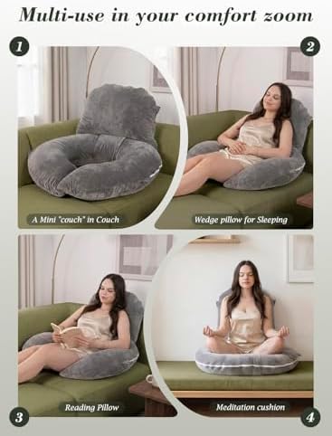 INSEN Wedge Pillow Set for Sleeping and After Surgery, Use for Acid Reflux - Image 4