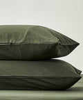 JELLYMONI 100% Washed Cotton Pillowcases, Envelope Closure 2-Pack by JELLYMONI