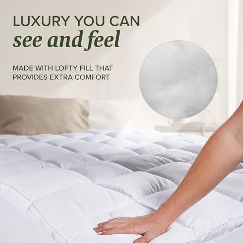 Beckham Hotel Collection King Size Mattress Pad & Protector Hybrid - Image 5