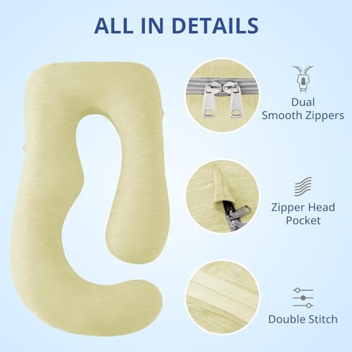 Sasttie Cooling Pregnancy Pillow Cover - Image 4