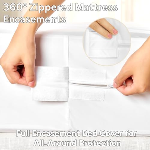 Twin Mattress Protector Zippered Waterproof - Image 4