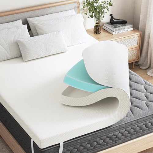 Sweetcrispy Memory Foam Mattress Topper King by Sweetcrispy
