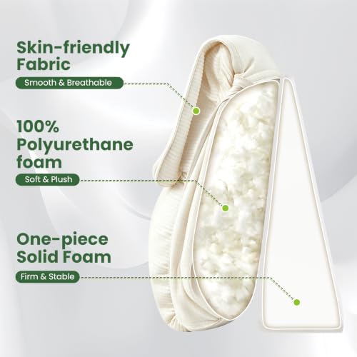 Headboard Pillow King, Triangle Bed Wedge Pillow - Image 4