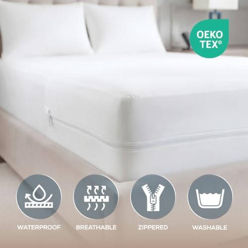 Bulk 10-Pack King Size Hotel Mattress Encasement 100% Waterproof - Image 3