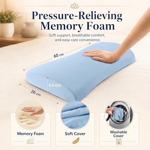 Lumbar Support Pillow for Bed Relief Back Pain: Lower Back Pillow for Sleeping - Image 6