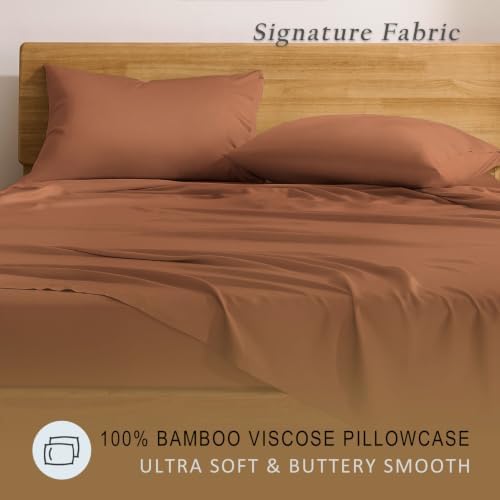 TOSMO Luxury Bamboo Viscose Pillowcase | Pillow Cases King - Image 2