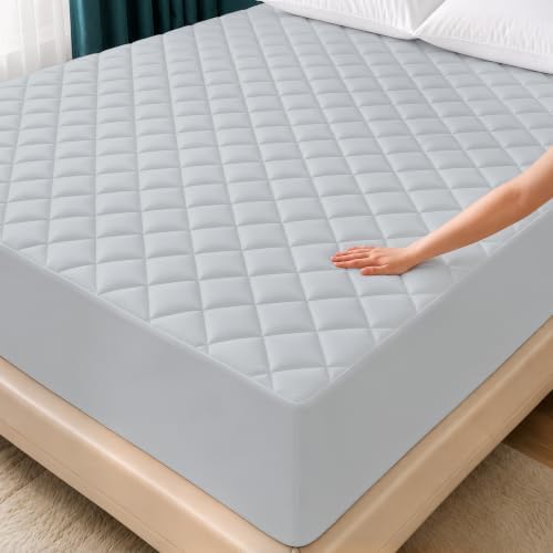 Full Mattress Pad, Quilted Mattress Protector Topper fits 16" Deep Pocket by UTOPIABEDDING