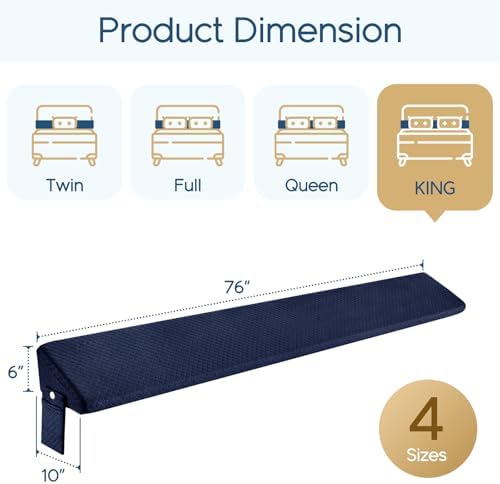 Homemate King Size（76"x10"x6"） Bed Wedge Pillow - Image 7