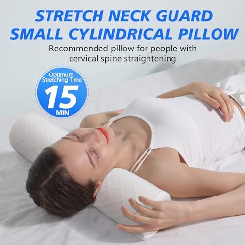 Cozyhealth 3.1" H Small Cervical Roll Pillow, Medium Soft Memory Foam Neck - Image 4