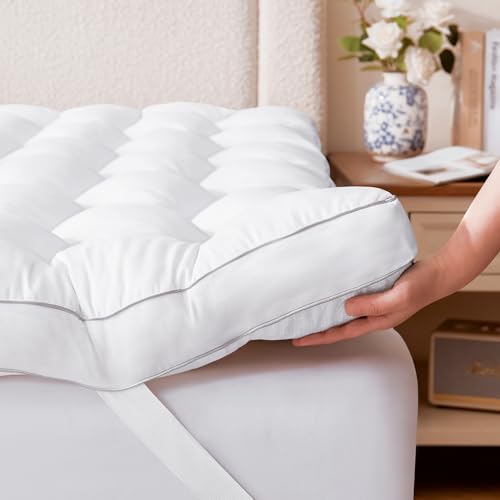 3 Inch Memory Foam Mattress Topper Back Pain Relief by Decroom