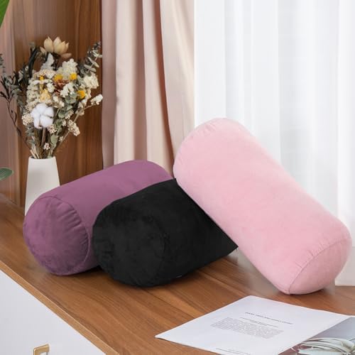 1 MIDDLE ONE Round Cylinder Bolster Pillow - Image 7