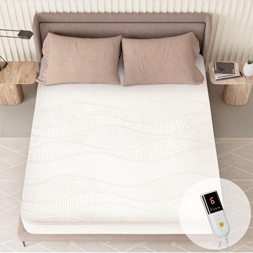 Texciting Heated Mattress Pad Twin XL Size, Bed Warmer by TEXCITING