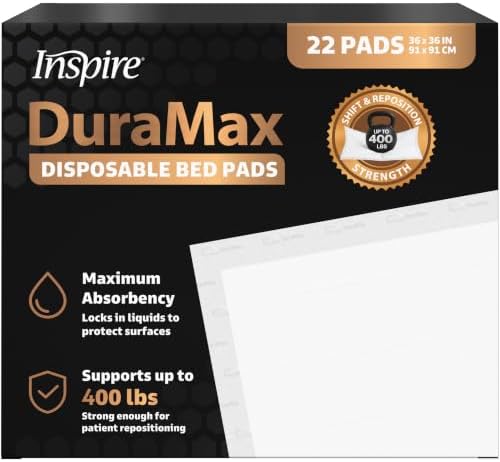 Inspire Extra Large Super Absorbent Disposable Bed Pads by Inspire