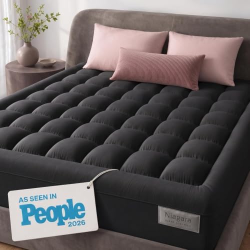 Niagara Sleep Solution 100% Cotton Top Cal King Mattress Pad, Pillow Top by NiagaraSleepSolution