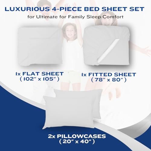 DREAMCARE King Size Sheets Set - Image 5