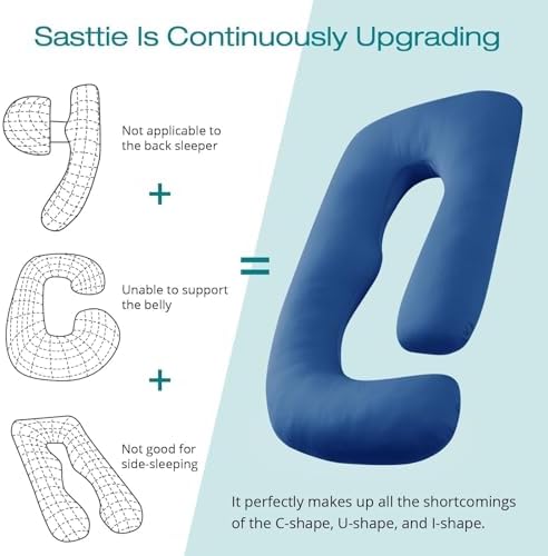 Sasttie Cooling Pregnancy Pillows - Image 4