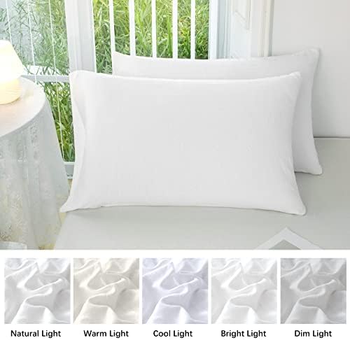 MILDLY Queen Pillowcases White - Image 4