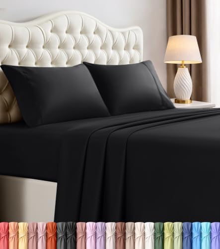 Full Sheets Set, 4 Pieces 16" Deep Pocket Hotel Luxury Bed Sheets by UTOPIABEDDING